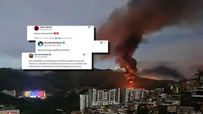 Bombardeo de Estados Unidos a Venezuela: las reacciones de la farándula. Bombardeo de Estados Unidos a Venezuela: las reacciones de la farándula.