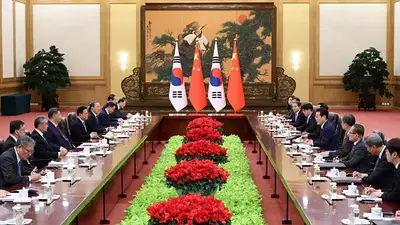 Presidente surcoreano aboga en Pekín por pleno restablecimiento de los lazos con China en 2026 Presidente surcoreano aboga en Pekín por pleno restablecimiento de los lazos con China en 2026