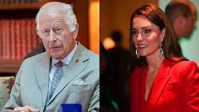 El rey Carlos III y Kate Middleton El rey Carlos III y Kate Middleton