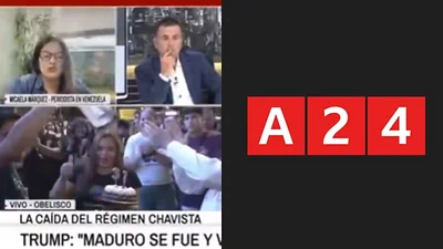 Periodista en Venezuela condenó en A24 el ataque de Estados Unidos. Periodista en Venezuela condenó en A24 el ataque de Estados Unidos.