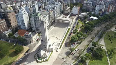 Vista aérea del Monumento a la Bandera Vista aérea del Monumento a la Bandera