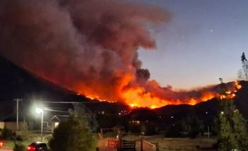 Incendios en Chubut: vientos de 50 km/h avivan el fuego y dificultan el combate | Incendios