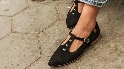 Zapatos almendrados. Zapatos almendrados.