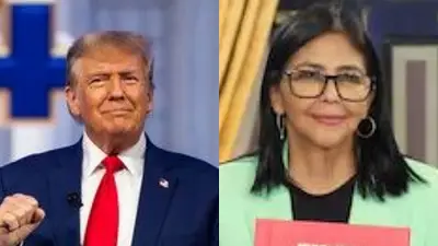 Venezuela, Estados Unidos, Delcy Rodríguez, Donald Trump. Venezuela, Estados Unidos, Delcy Rodríguez, Donald Trump.
