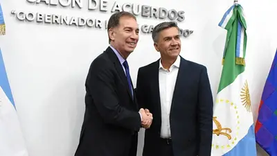 En plena negociación por la reforma laboral, Santilli se reunió con Zdero para buscar los votos de Chaco En plena negociación por la reforma laboral, Santilli se reunió con Zdero para buscar los votos de Chaco