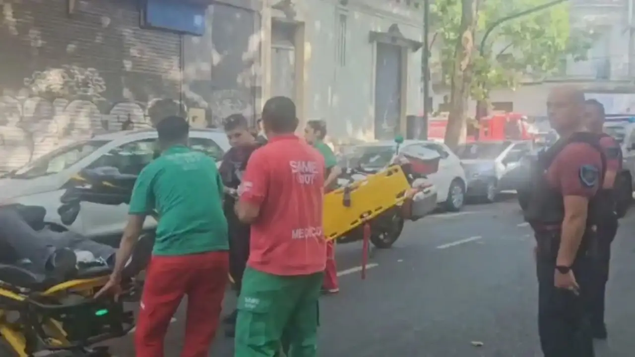 Derrumbe en un centro médico de OSECAC en Palermo: hubo 10 pacientes heridos