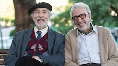 Parque Lezama, Luis Brandoni y Eduardo Blanco. Parque Lezama, Luis Brandoni y Eduardo Blanco.