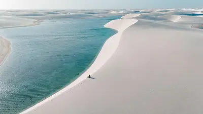 Shock por un desierto de Brasil con lagunas paradisíacas que parece de otro planeta Shock por un desierto de Brasil con lagunas paradisíacas que parece de otro planeta