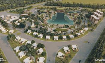 Impresionantes fotos y video: así será el parque acuático de Pilar con olas artificiales d | Escapadas