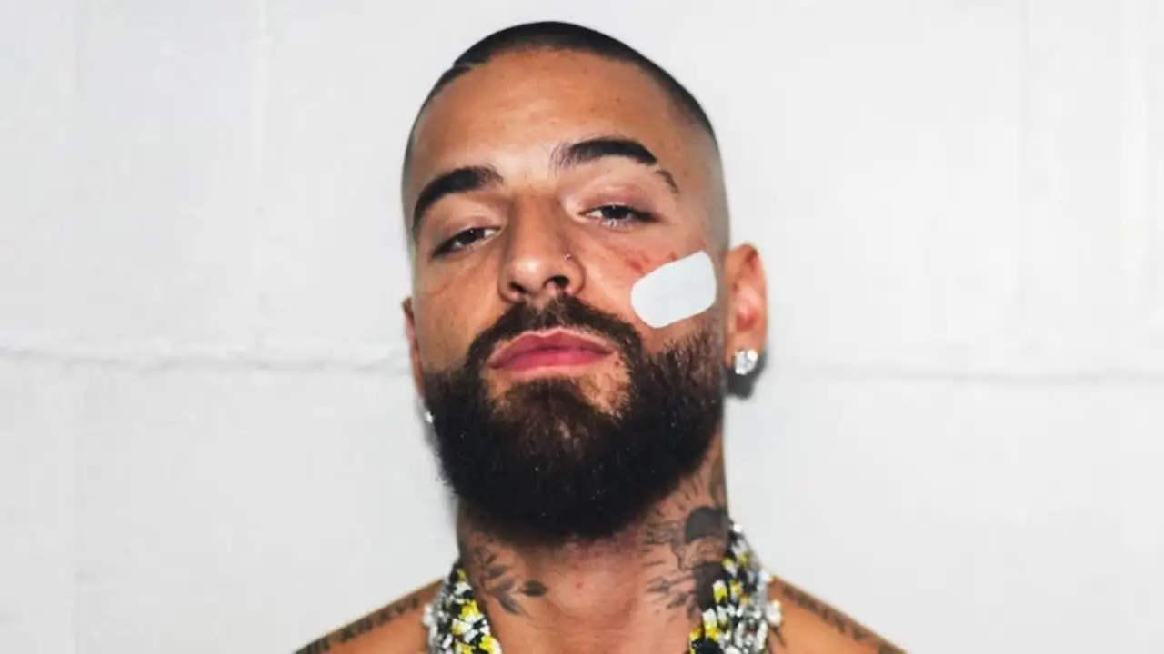 Maluma se mostró con un nuevo look.
