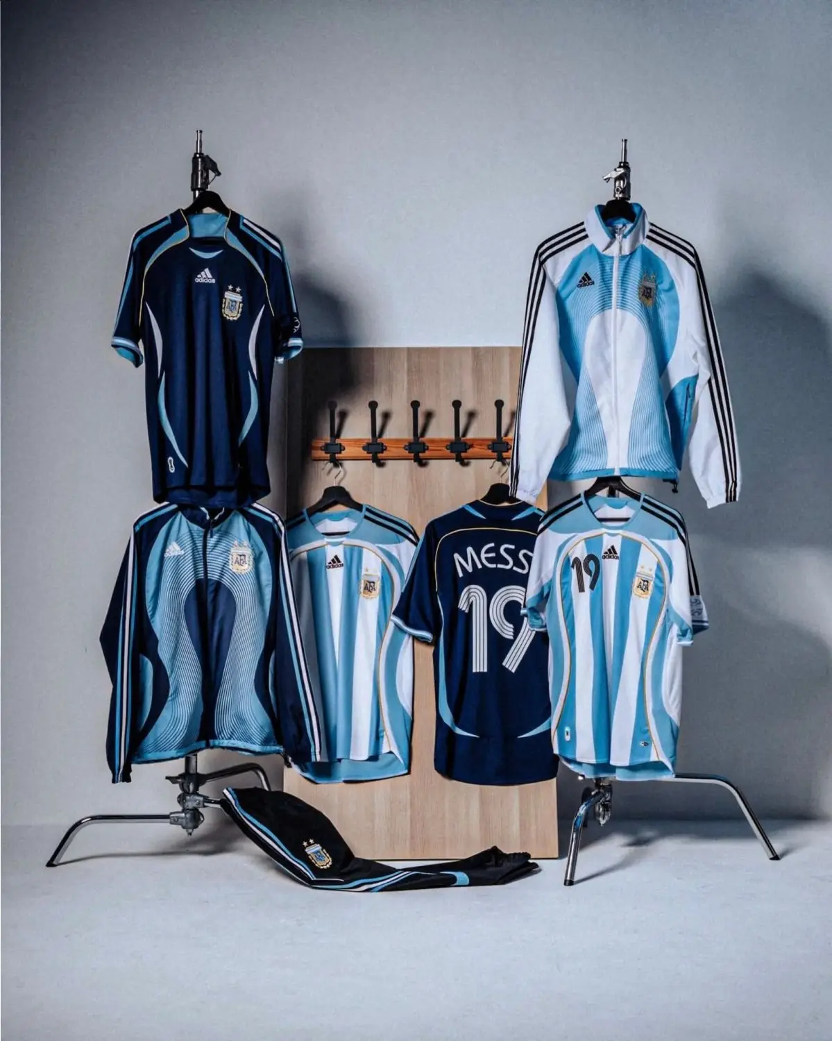 Indumentaria de la Selección Argentina en Alemania 2006.