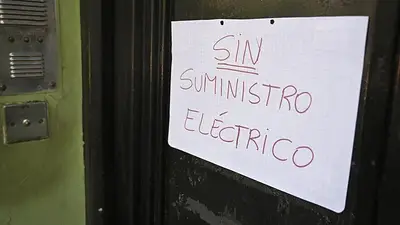 Corte de luz. Corte de luz.