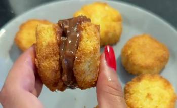 Receta de alfajorcitos de coco y dulce de leche sin harina | Recetas de cocina