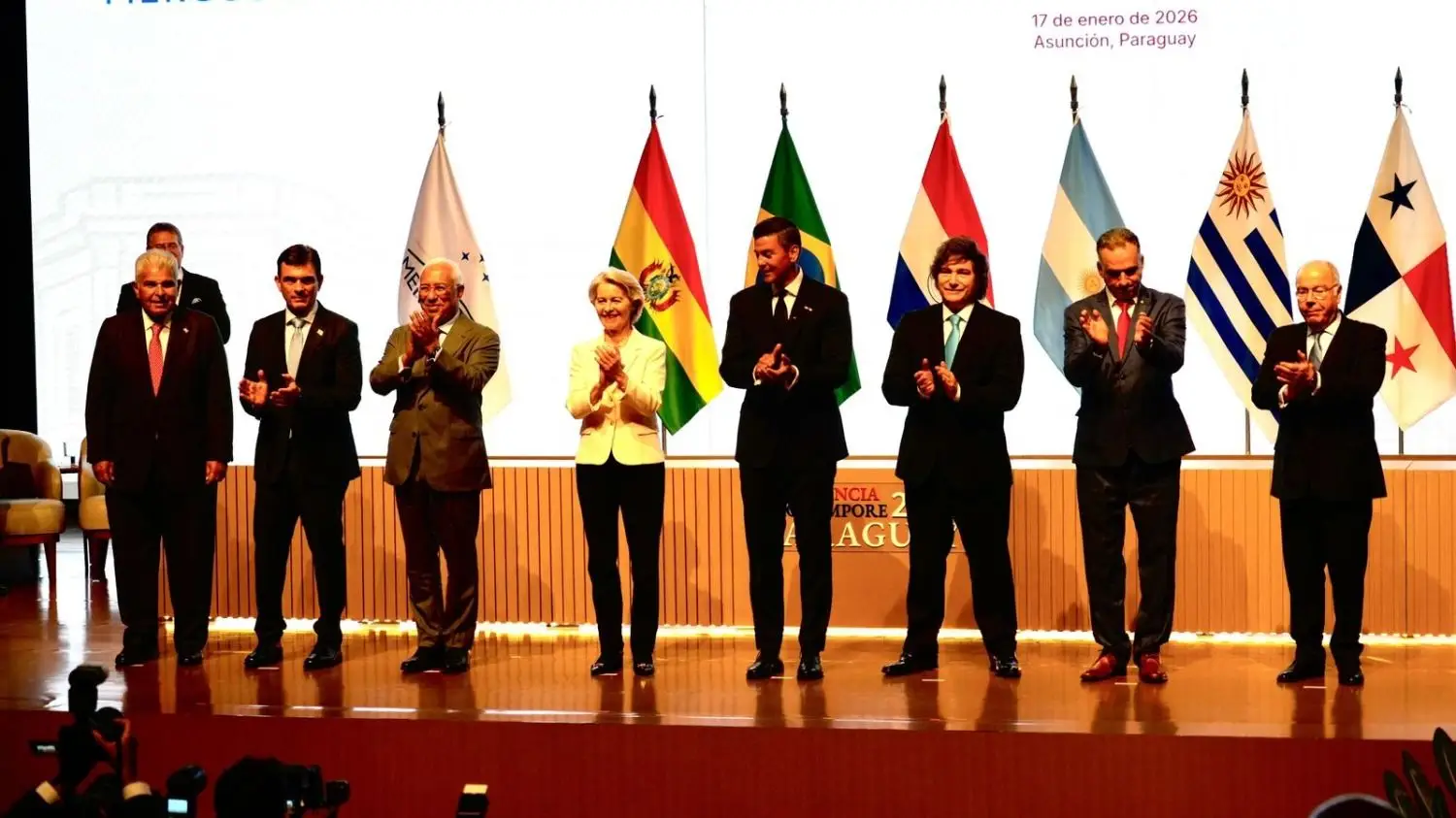 Mercosur, Unión Europea, Javier Milei, Ursula von der Leyen.