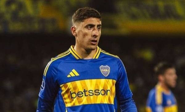 Alarma en Boca: Merentiel pidió el cambio en el primer tiempo por una lesión