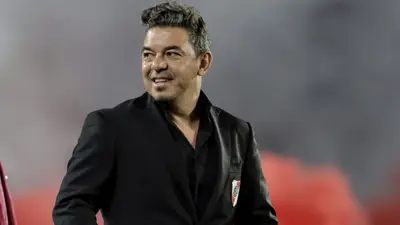 Marcelo Gallardo está contento Marcelo Gallardo está contento