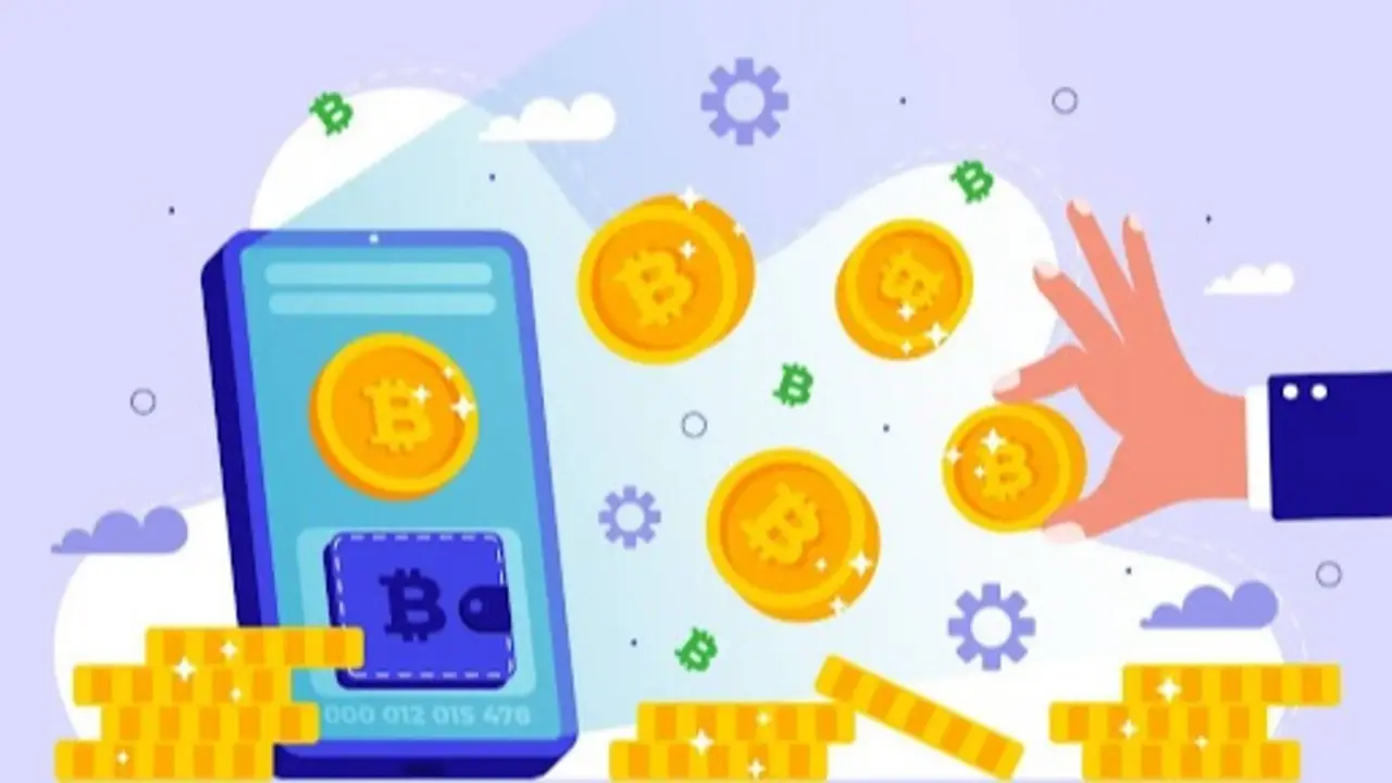 Ilustración sobre el funcionamiento de las crypto wallets y el almacenamiento de criptomonedas