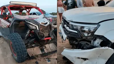 Caso Bastián: declaró Brisa, la novia del conductor de la Amarok que chocó contra el UTV en Pinamar Caso Bastián: declaró Brisa, la novia del conductor de la Amarok que chocó contra el UTV en Pinamar