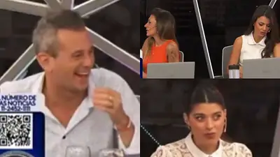 Incómodo momento al aire de TN. Incómodo momento al aire de TN.