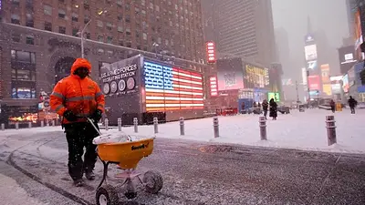 Las impresionantes imágenes de la tormenta de nieve y hielo que azota a Estados Unidos Las impresionantes imágenes de la tormenta de nieve y hielo que azota a Estados Unidos