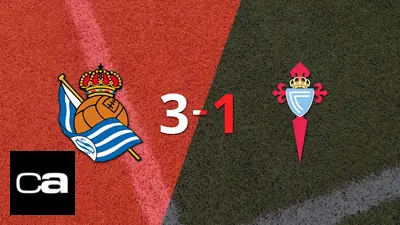 Mikel Oyarzábal anotó doblete en la victoria por 3 a 1 de Real Sociedad sobre Celta Mikel Oyarzábal anotó doblete en la victoria por 3 a 1 de Real Sociedad sobre Celta