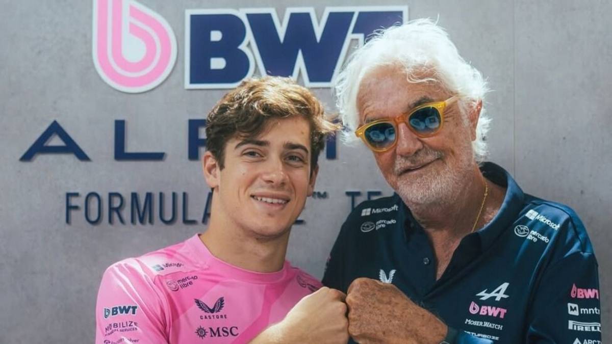 Colapinto recibió el elogio de Briatore tras su actuación espectacular en Barcelona
