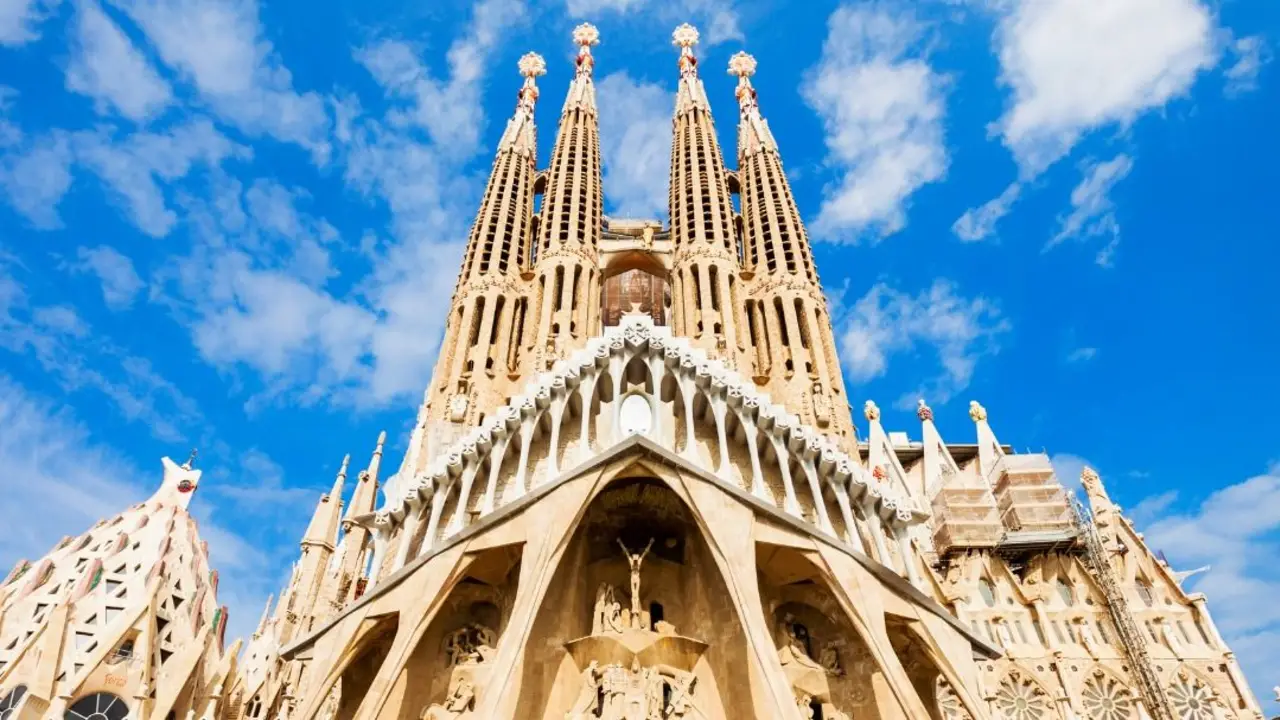 Sagrada Familia en Barcelona.