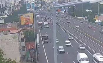 Choque con un herido en la autopista 25 de Mayo | Choque