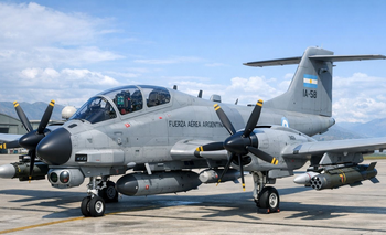 Así es el avión IA-58 Pucará "Industria Argentina", según la IA | Inteligencia artificial