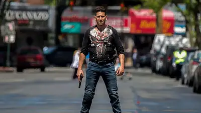 Jon Bernthal como "The Punisher". Jon Bernthal como "The Punisher".