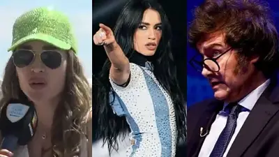 Javier Milei. Lali Espósito. Fátima Florez Javier Milei. Lali Espósito. Fátima Florez