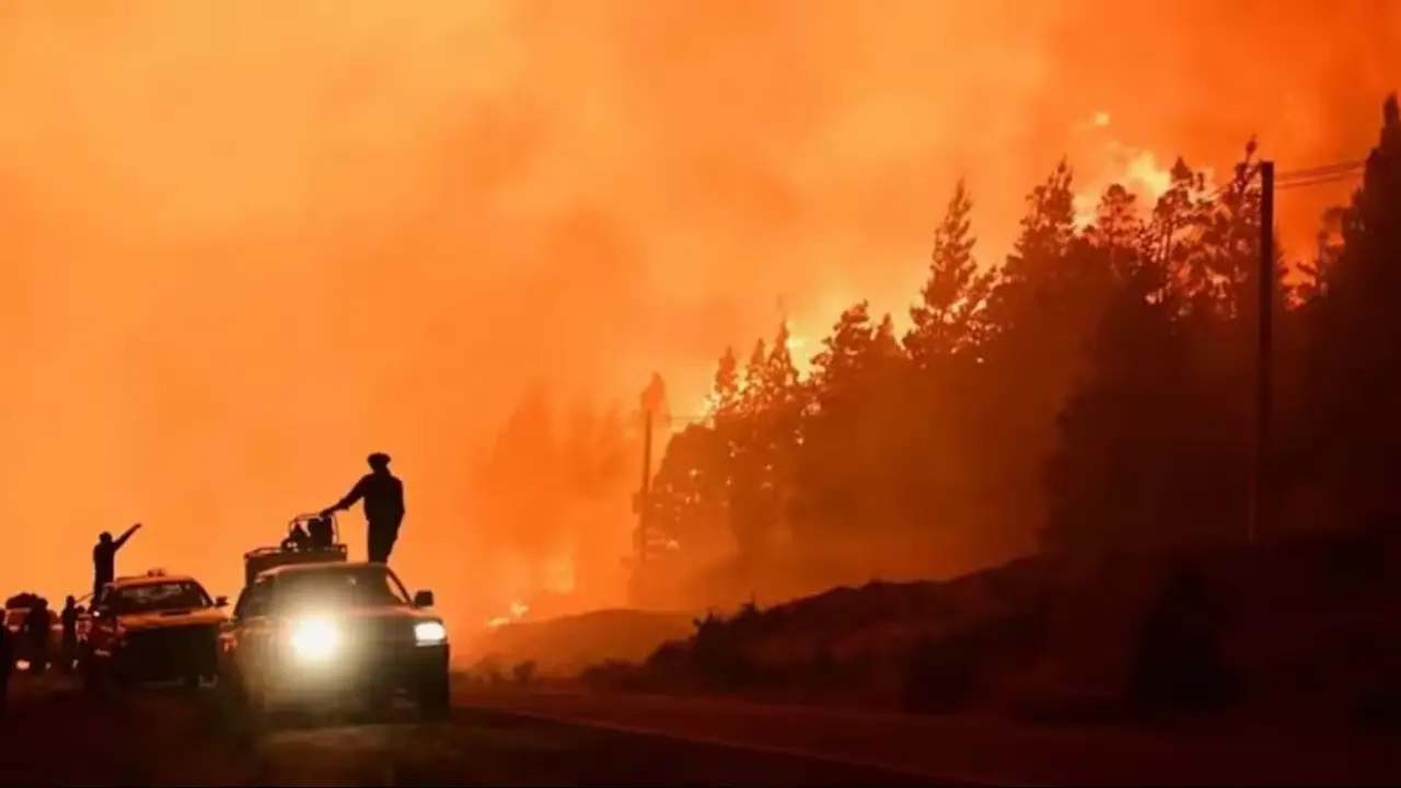 Incendio en Almería, incendio forestal España, Almería, Andalucía,