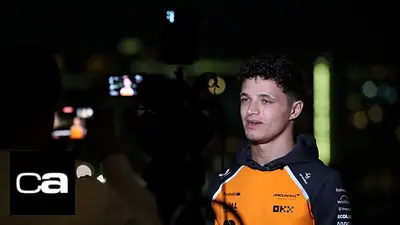 Norris celebra un "día decente" tras sus primeras vueltas con el nuevo McLaren Norris celebra un "día decente" tras sus primeras vueltas con el nuevo McLaren