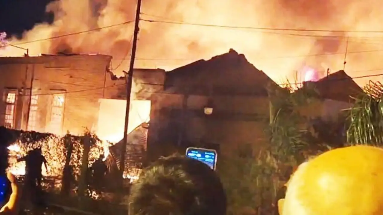 San Fernando, Fábrica, Explosión, Incendio.