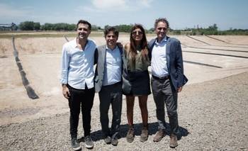 Kicillof inauguró una nueva obra pública en Salto para la política ambiental | Pba