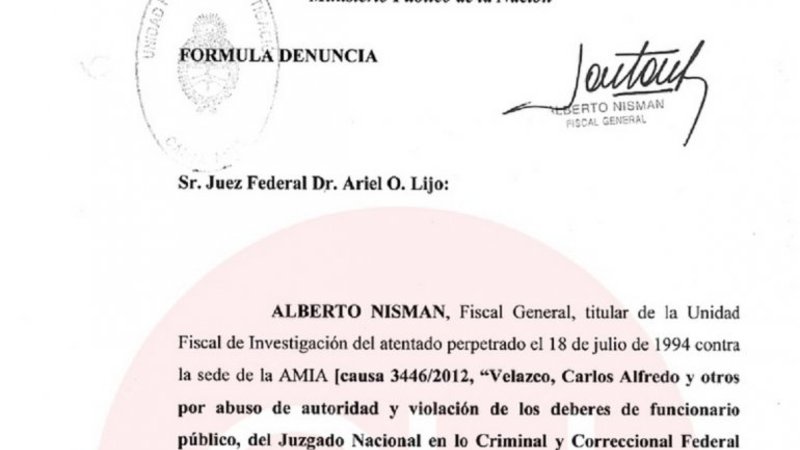 Lijo aclaró que tachó datos de la denuncia de Nisman como "medida de preservación"