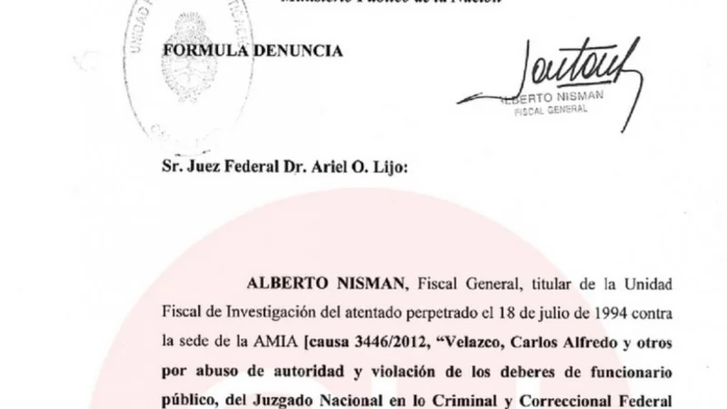 Lijo aclaró que tachó datos de la denuncia de Nisman como "medida de preservación"