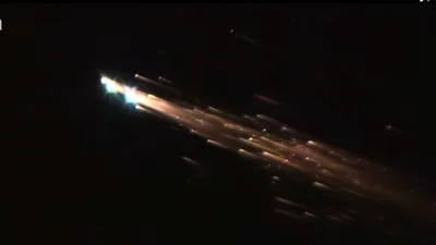Impresionante video: nave espacial se desintegra al entrar a la atmósfera Impresionante video: nave espacial se desintegra al entrar a la atmósfera