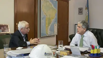 De Vido se reunió con Lascurain De Vido se reunió con Lascurain