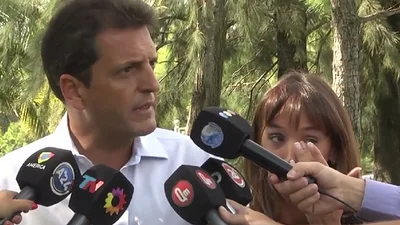 Las "lágrimas" de la mujer de Massa por el robo a su casa Las "lágrimas" de la mujer de Massa por el robo a su casa