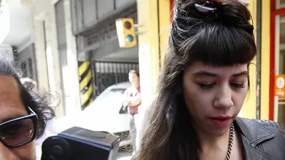 La testigo Natalia Fernández declara frente a la fiscal Fein La testigo Natalia Fernández declara frente a la fiscal Fein