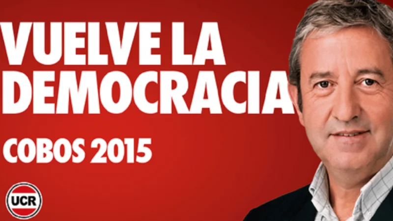 El polémico afiche de Cobos contra el Gobierno que despertó fuertes críticas en la web