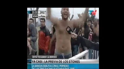 El "Stone K" que interrumpió el móvil de TN es furor en las redes El "Stone K" que interrumpió el móvil de TN es furor en las redes