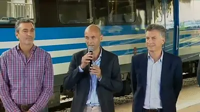 Macri y Randazzo, juntos en la inauguración del Roca Macri y Randazzo, juntos en la inauguración del Roca