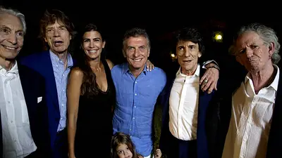 Rolling Stones en Argentina: tras los shows, Macri cenó con la banda Rolling Stones en Argentina: tras los shows, Macri cenó con la banda