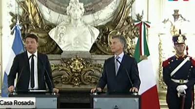 El primer ministro de Italia se reunió con Macri El primer ministro de Italia se reunió con Macri