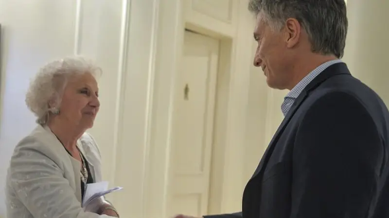 Carlotto con Macri: "Cuando llegamos tenía una cara y cuando nos fuimos tenía otra"