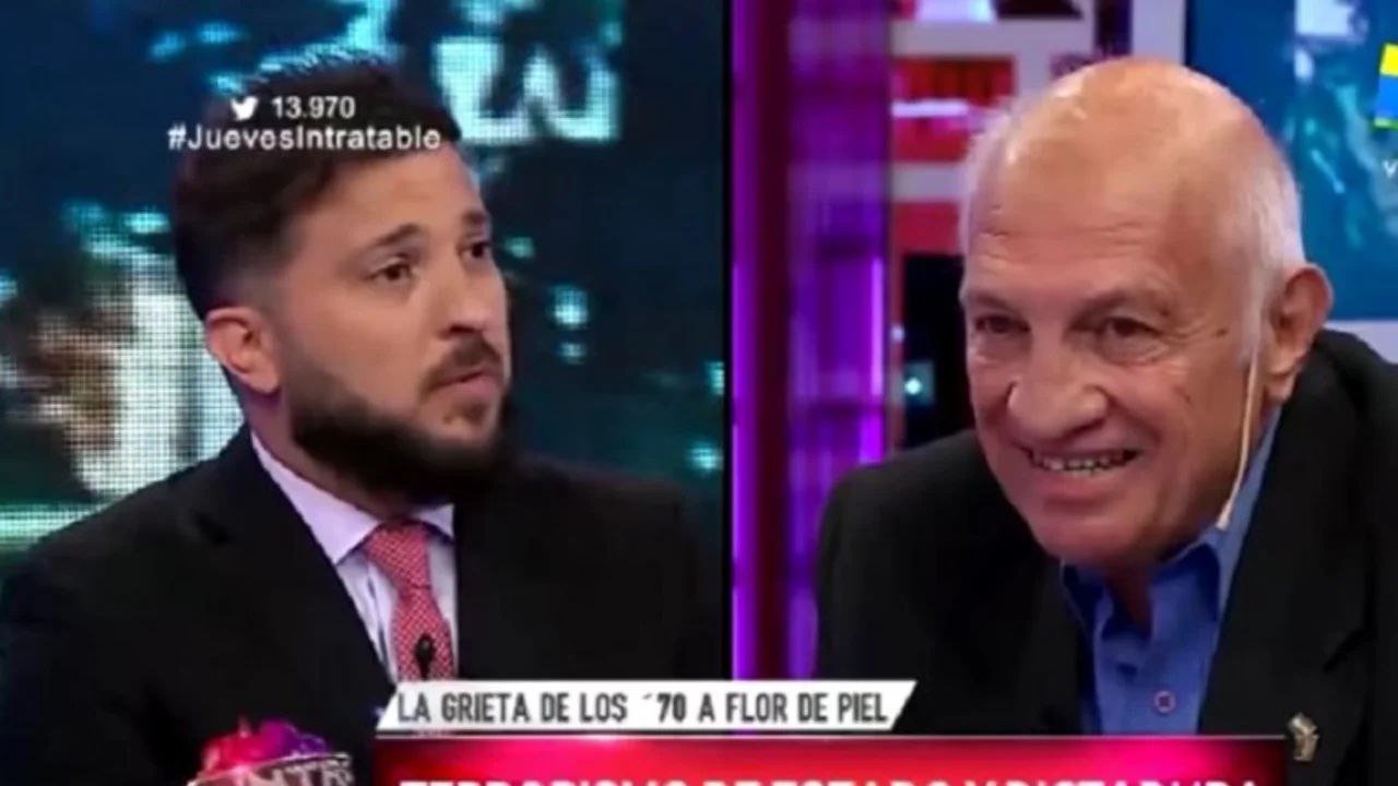 El tenso cruce entre Brancatelli y Aldo Rico en el piso de Intratables
