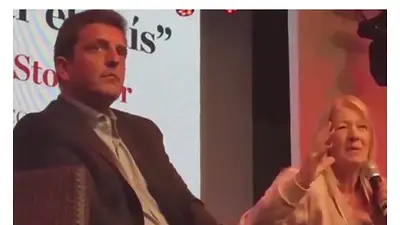 El día que Stolbizer llamó "tribunero" a Sergio Massa El día que Stolbizer llamó "tribunero" a Sergio Massa
