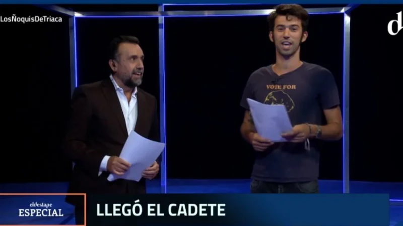 Regresó El Cadete: la desopilante columna en El Destape TV